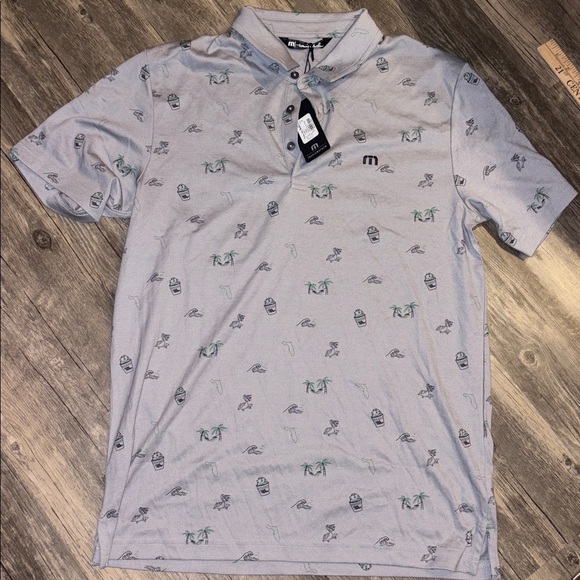 TravisMathew Perks of The Job men’s golf tee NWT medium - Picture 3 of 7